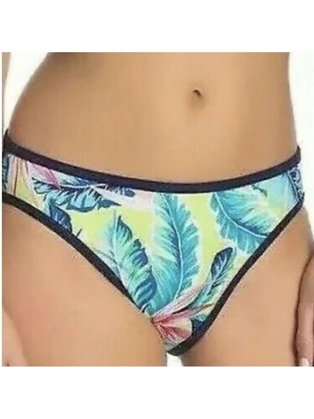 Tommy Bahama Active Palms Paradise Hipster Limeade Reversible Shirred NWT